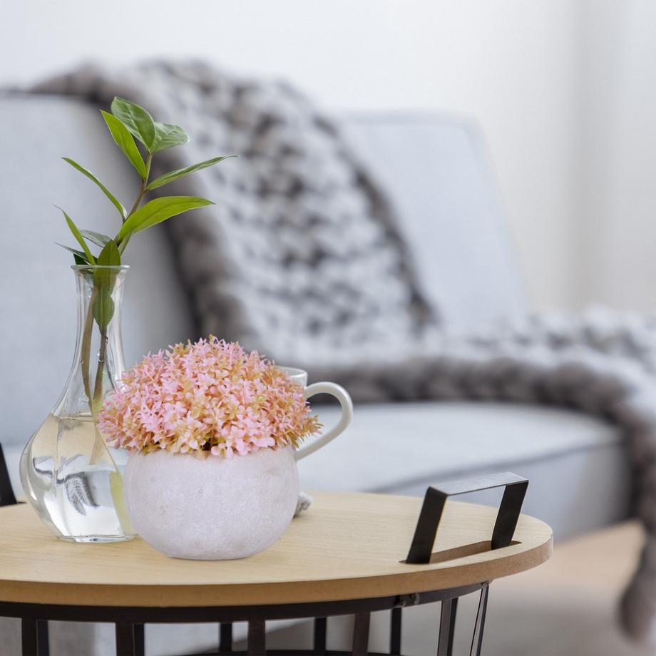 B2X set di 4 fiori artificiali in vaso  