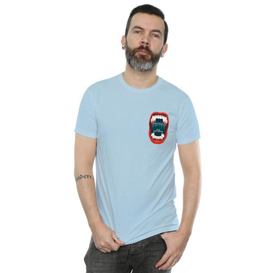 The Lost Boys T-shirt bleu clair à manches courtes avec imprimé bouche  
