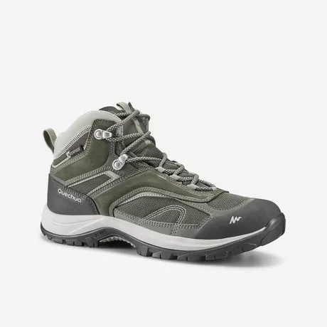 QUECHUA Chaussures imperm ables de randonn e montagne MH100 Mid