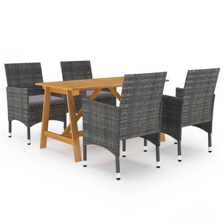 VidaXL Garten-essgruppe poly-rattan  