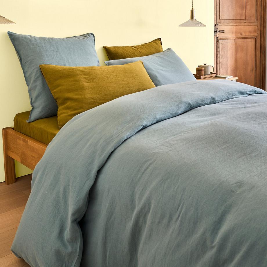 La Redoute Intérieurs Housse de couette en coton/lin lavé  