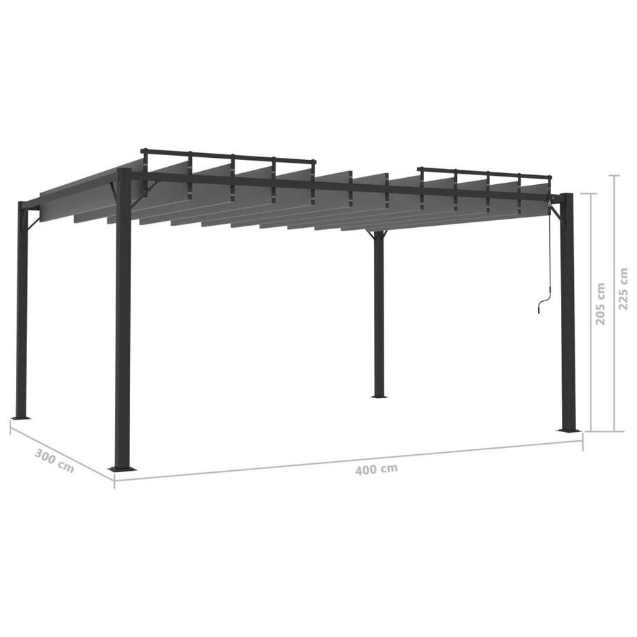 VidaXL Gartenpavillon gewebe  
