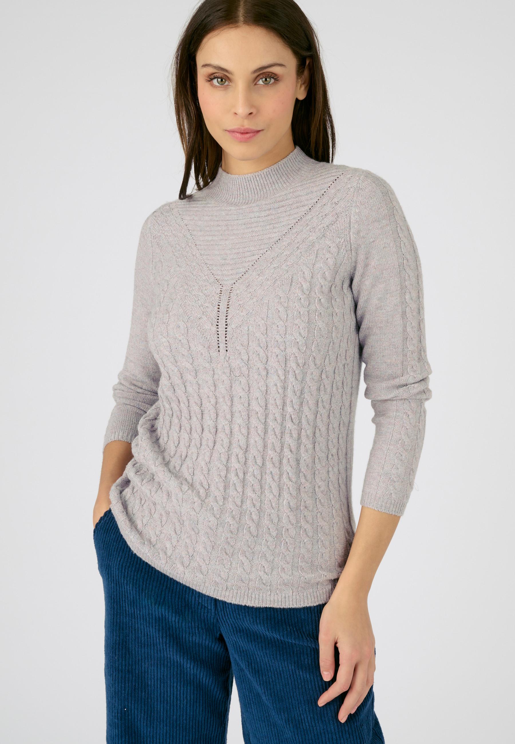 Image of Weicher Strickpullover Thermolactyl Damen Violett 54/56