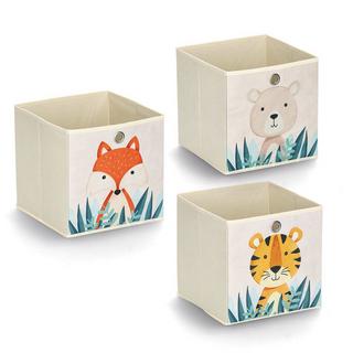 Zeller Present  Zeller Present 14479 rangement de jouets Panier de rangement Autonome Beige, Multicolore 