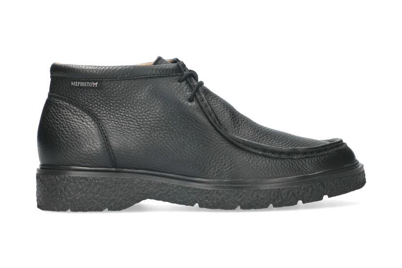 Image of Evrard - Leder Stiefelette Unisex Schwarz 43