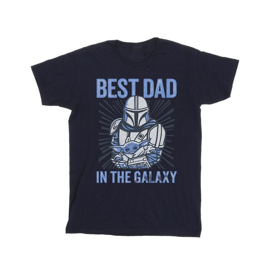 Tshirt MANDALORIAN BEST DAD GALAXY