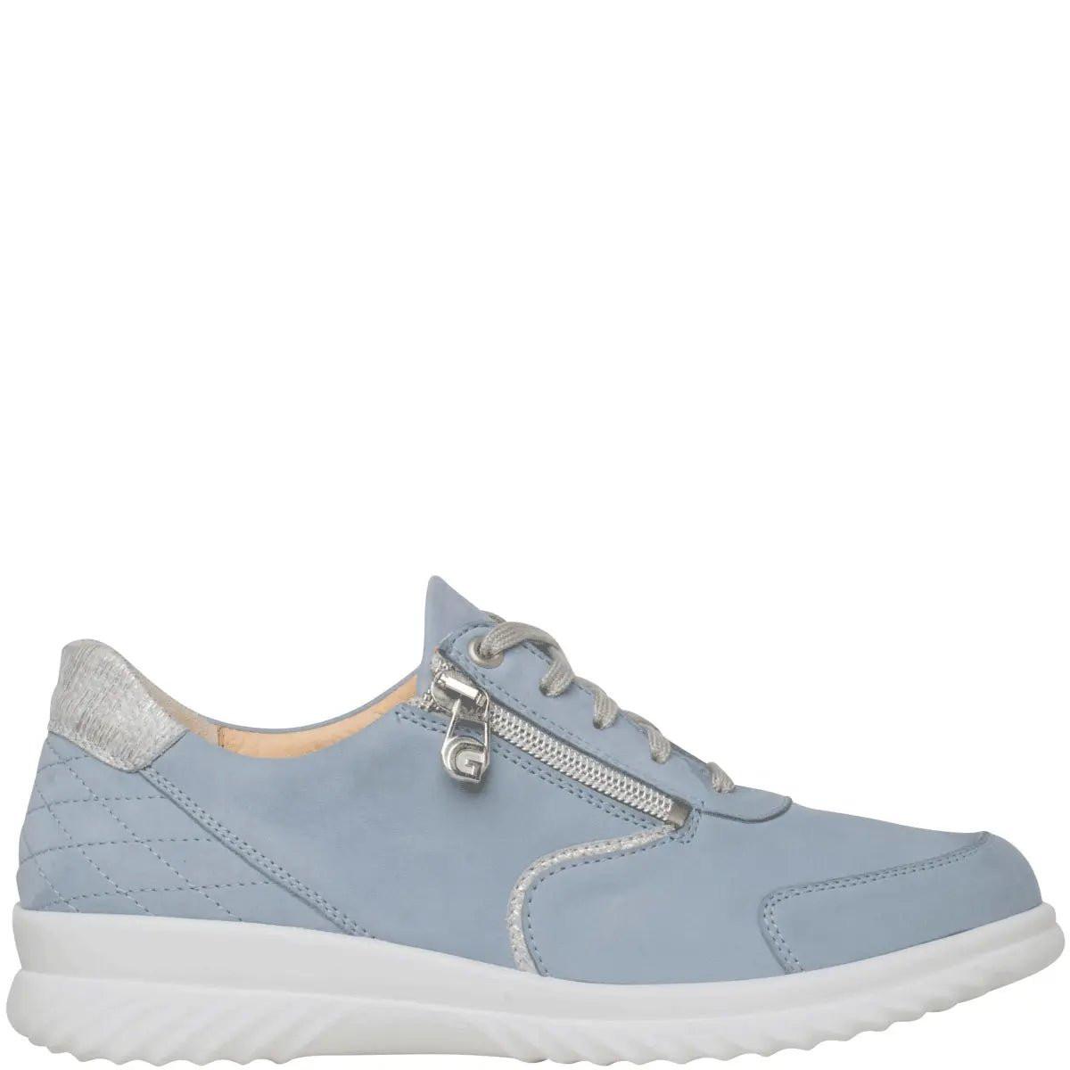Image of Heike - Nubuk Sneaker Damen Blau 40.5