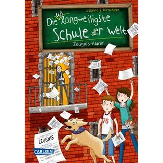 Die unlangweiligste Schule der Welt 4: Zeugnis-Alarm! Kirschner, Sabrina J.; Parciak, Monika (Illustrationen) Gebundene Ausgabe 