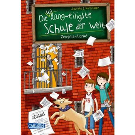 Die unlangweiligste Schule der Welt 4: Zeugnis-Alarm! Kirschner, Sabrina J.; Parciak, Monika (Illustrationen) Gebundene Ausgabe 