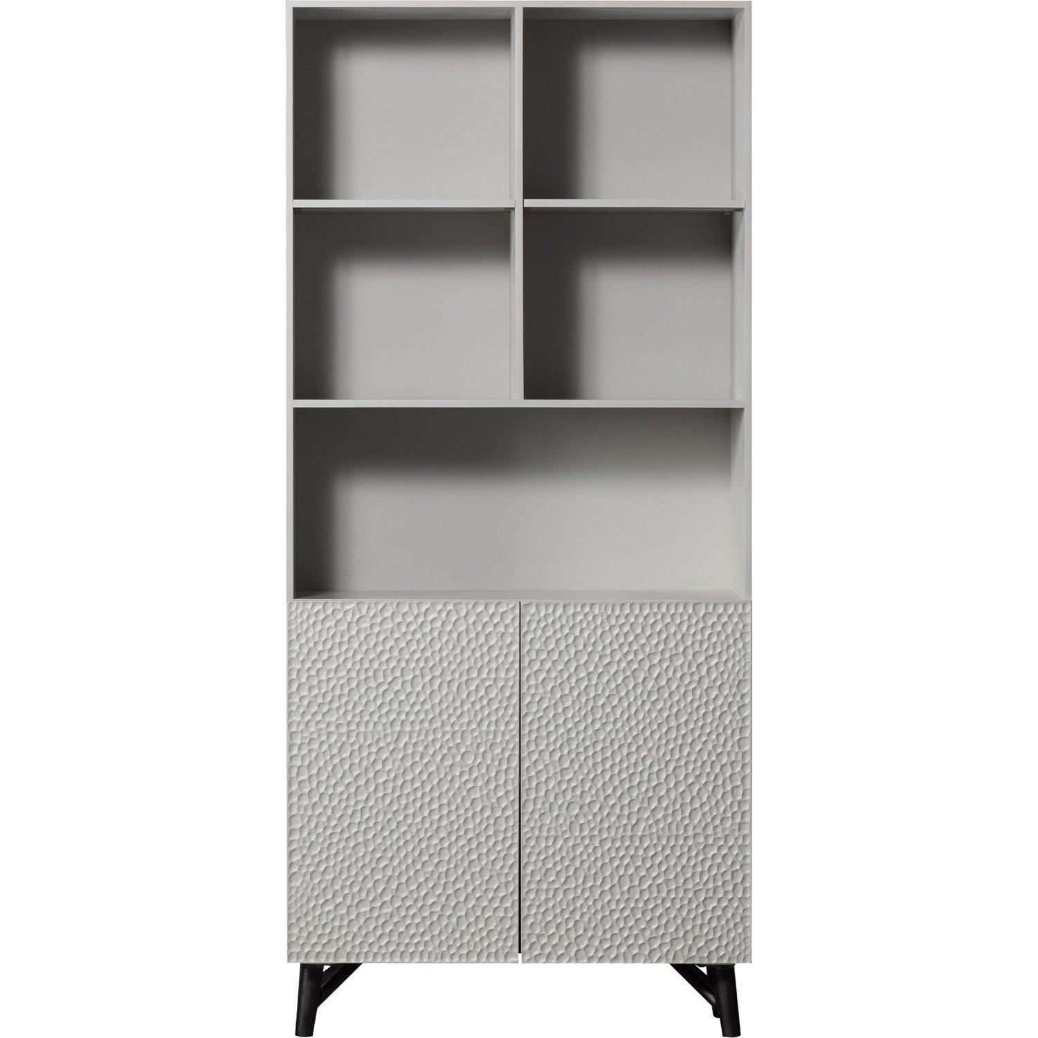 mutoni Armoire sculptée entrouverte Brume Mangue 200x90  