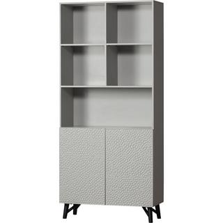 mutoni Credenza intagliata semiaperta Mango nebbia 200x90  