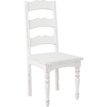 Chaise en bois Colette blanc