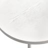 mutoni Table d'appoint Mesa L bois blanc 60x60  