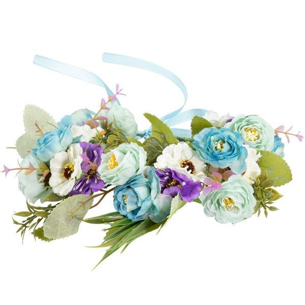 Tectake  Blumenkranz Frühlingswiese 