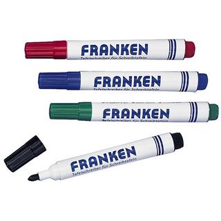 Franken  Franken Z1903 evidenziatore 4 pz Nero, Blu, Rosso 