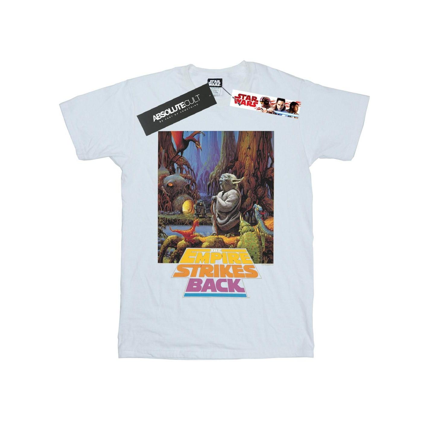 Image of Yoda Poster Tshirt Herren Weiss 3XL