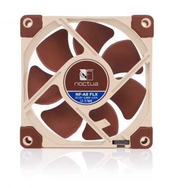 Noctua  NOC-NF-A8-FLX Boitier PC Ventilateur 8 cm Beige, Marron 1 pièce(s) 