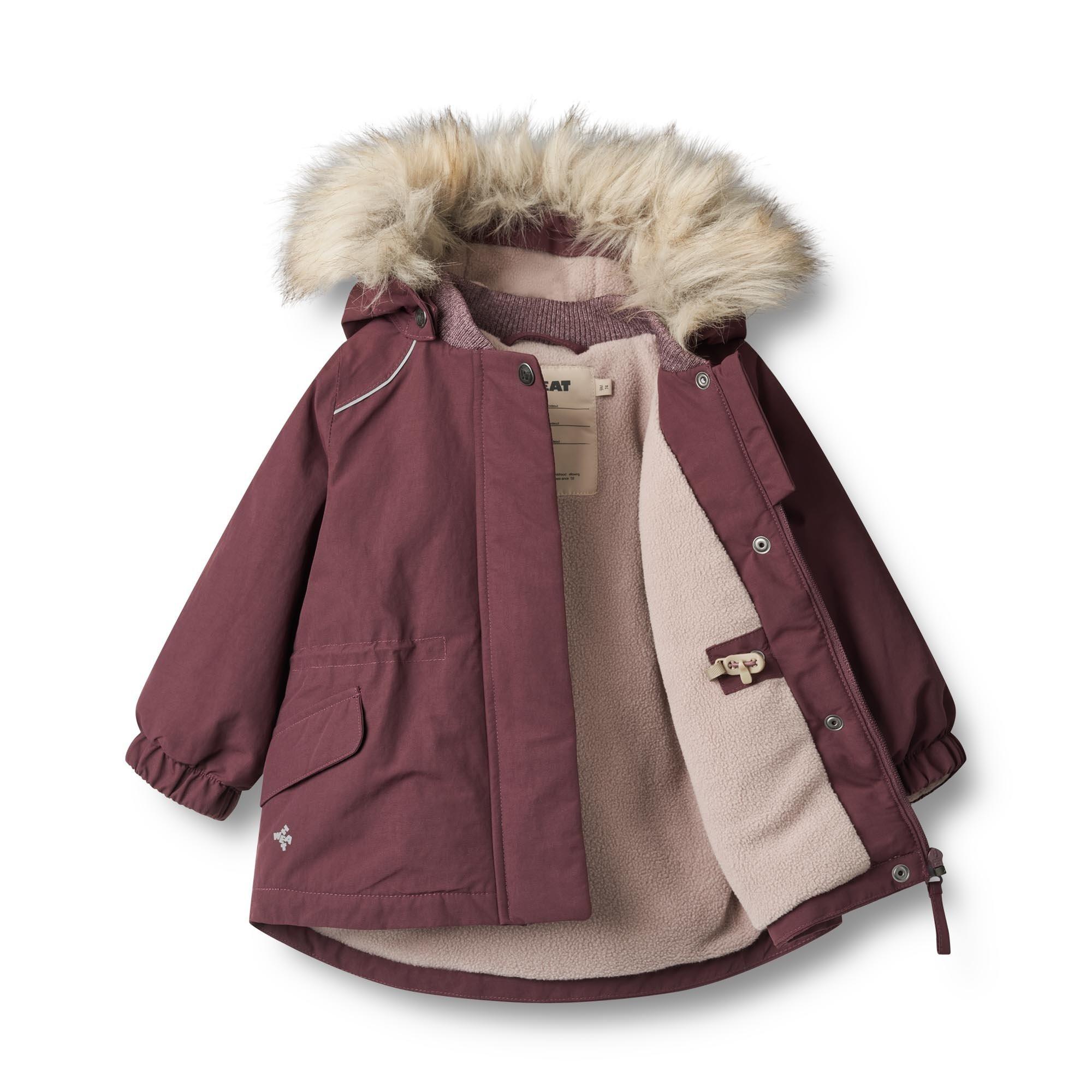 Wheat  Kleinkinder Winterjacke Mathilde purple dawn 