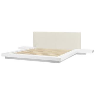 Beliani Lit avec LED en MDF Scandinave ZEN  