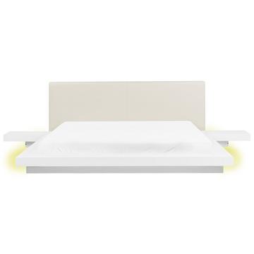 Lit avec LED en MDF Scandinave ZEN