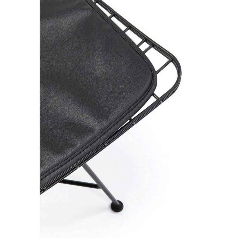 mutoni Chaise Grid Black  