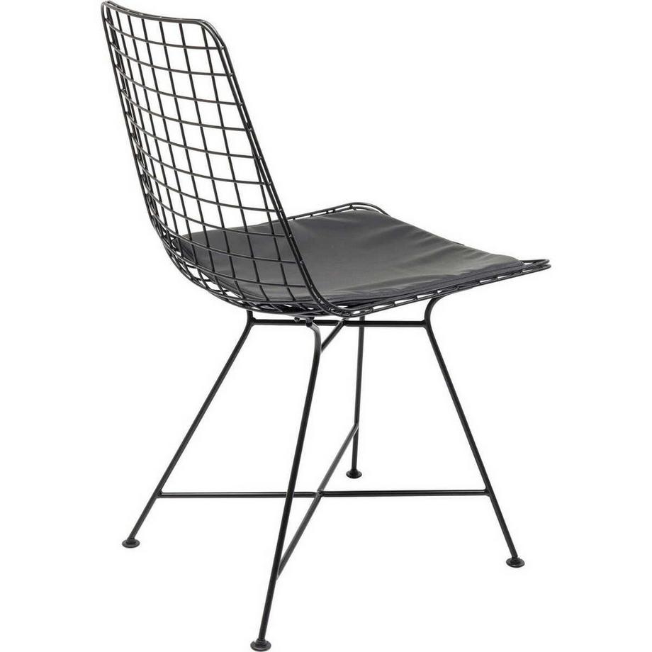 mutoni Chaise Grid Black  