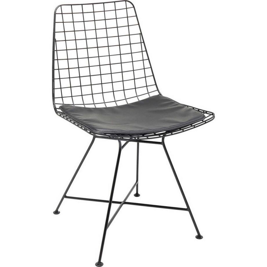 mutoni Chaise Grid Black  