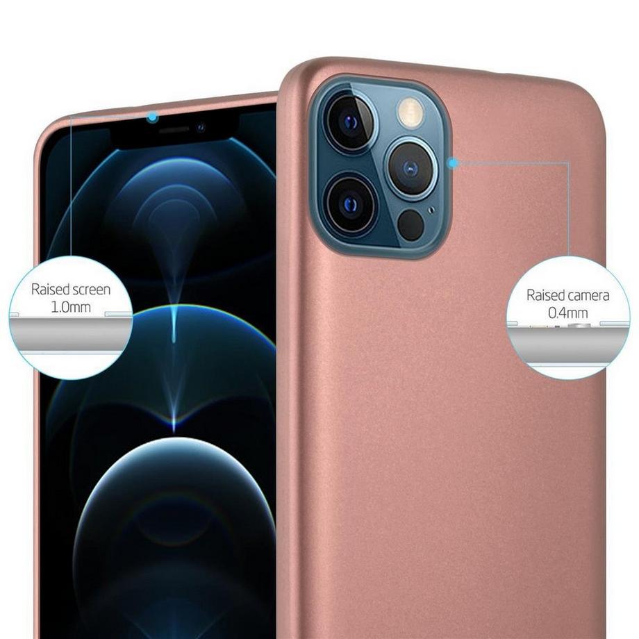 Cadorabo  Hülle für Apple iPhone 12  12 PRO TPU Silikon Matt 