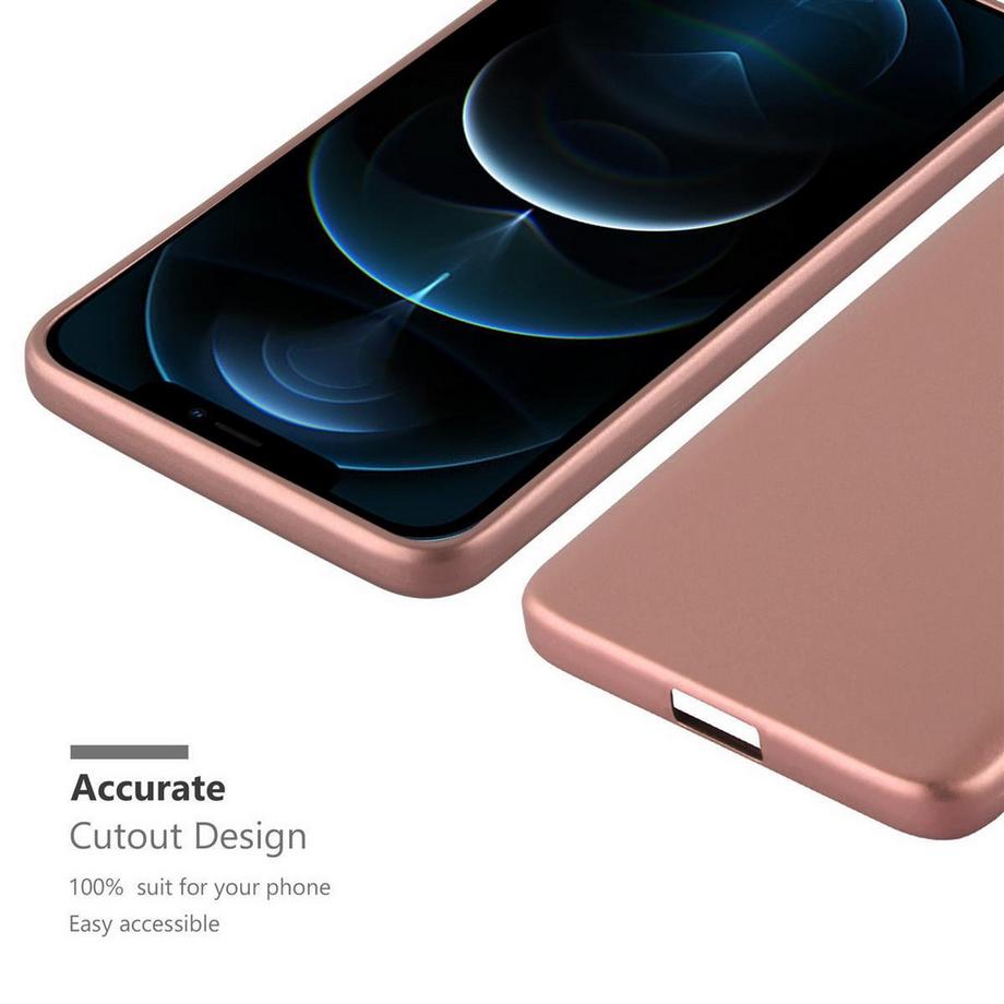 Cadorabo  Hülle für Apple iPhone 12  12 PRO TPU Silikon Matt 