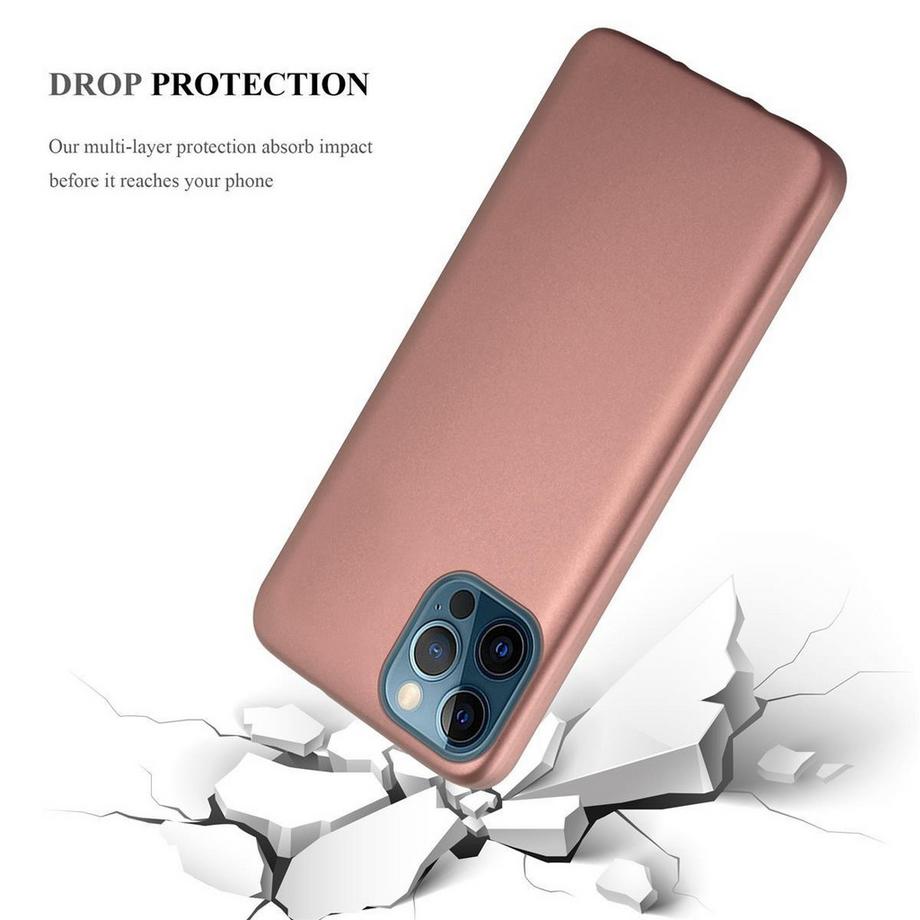 Cadorabo  Hülle für Apple iPhone 12  12 PRO TPU Silikon Matt 