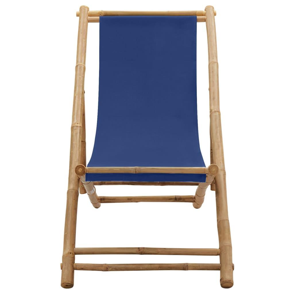 VidaXL Chaise de plage tissu  