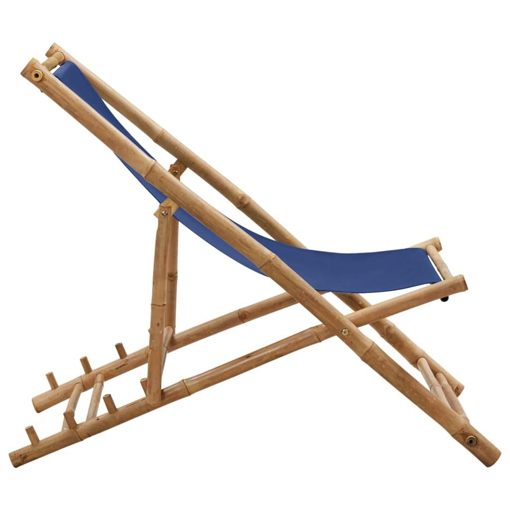 VidaXL Chaise de plage tissu  