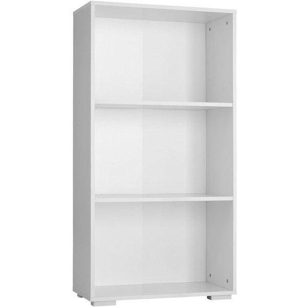 Tectake Scaffale per libri Lexi 3 ripiani 60 x 30 x 115 cm