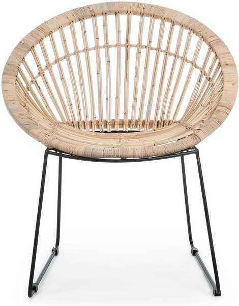 mutoni Chaise de jardin Cayes naturel  