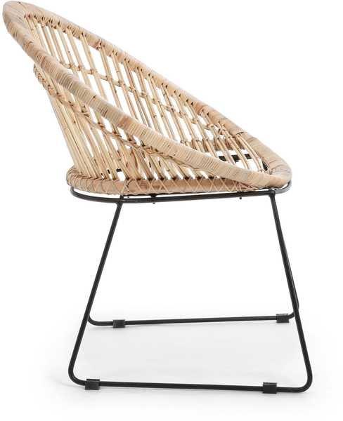 mutoni Chaise de jardin Cayes naturel  