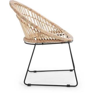 mutoni Chaise de jardin Cayes naturel  