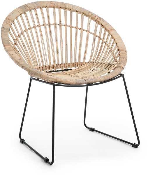 mutoni Chaise de jardin Cayes naturel  