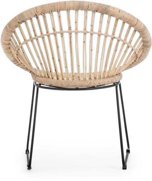 mutoni Chaise de jardin Cayes naturel  