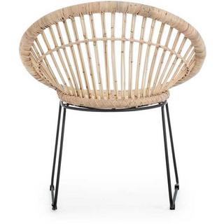 mutoni Chaise de jardin Cayes naturel  