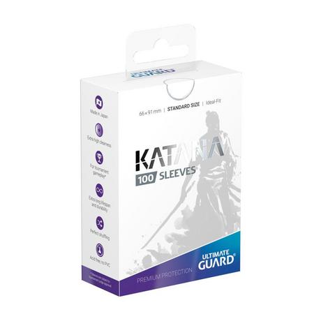 Ultimate Guard  Protège-cartes - Boîte de 100 pièces - Katana - Standard - Blanc 