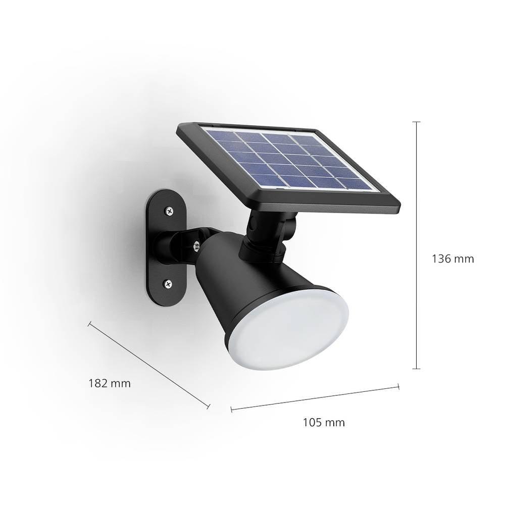 Philips Lighting Philips Outdoor Solar Jivix Spotleuchte Wand 1.4W, Tageslichtsensor  