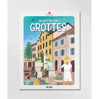La-Jonx Affiche de Quartier des Grottes  