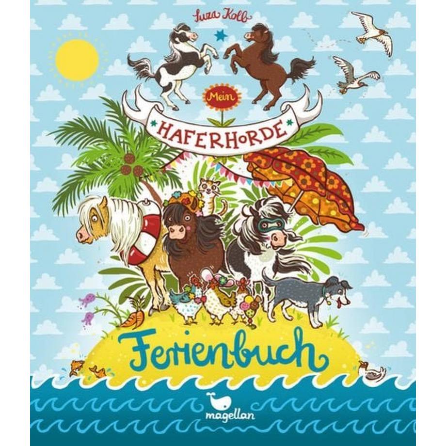 Mein Haferhorde-Ferienbuch: Ein kreatives Reisetagebuch für Pferdefans Suza Kolb Couverture rigide 