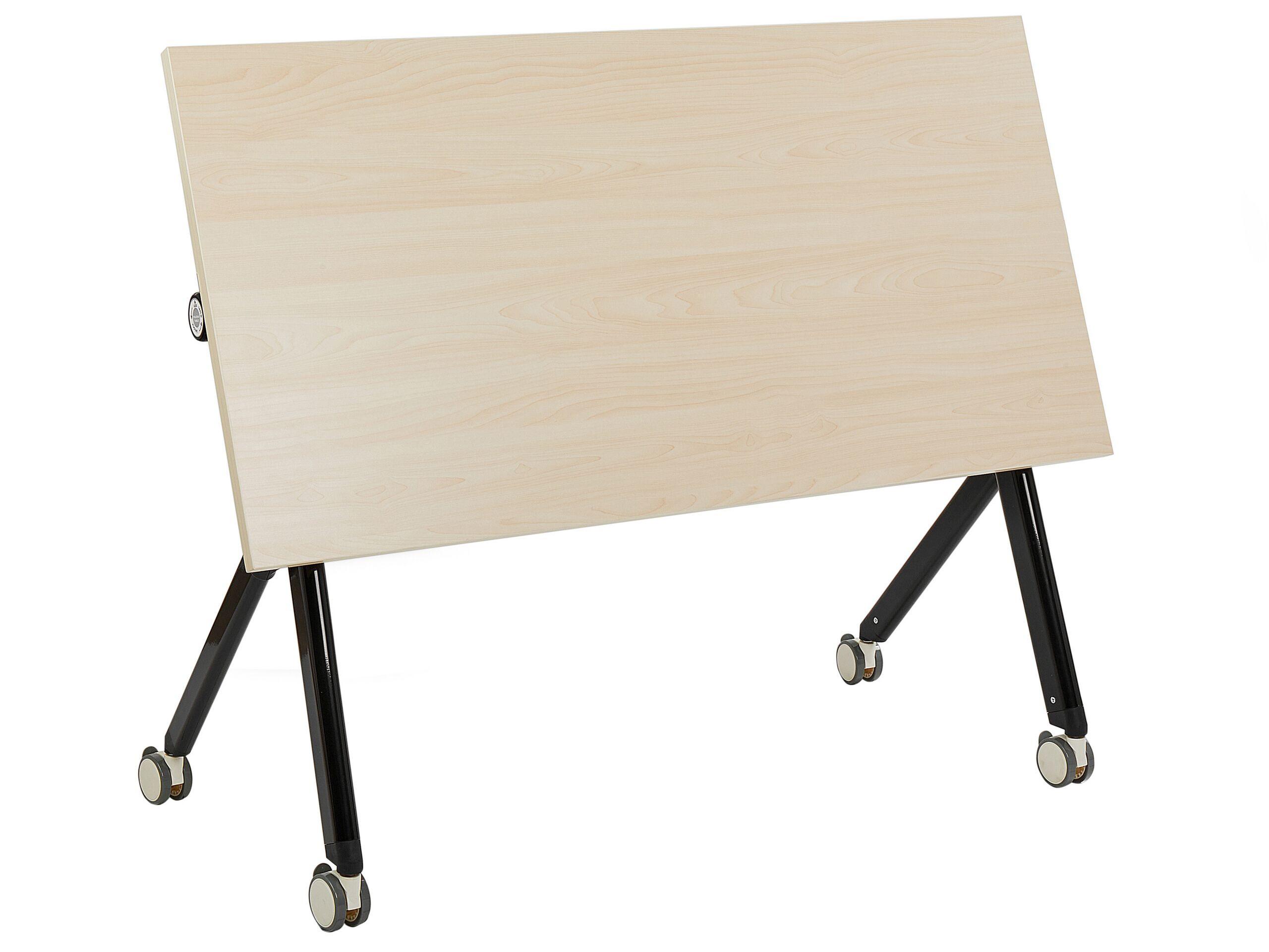 Beliani Bureau pliable en Acier Moderne BENDI  