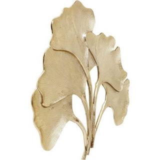 KARE Design Decorazione da parete Ginkgo Gold Large  