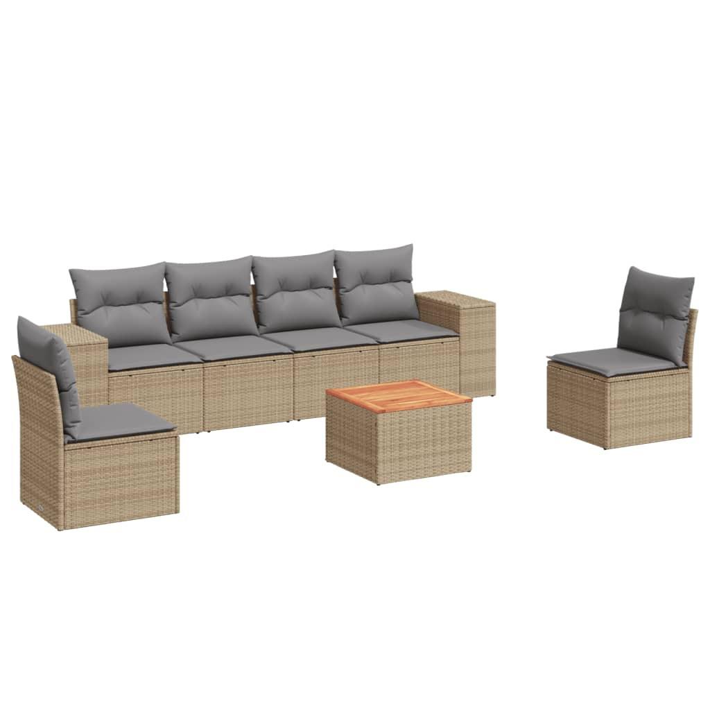 VidaXL Garten sofagarnitur poly-rattan  