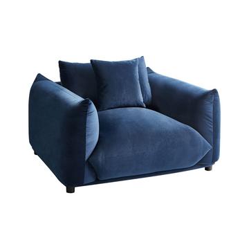 Fauteuil en Velours Glamour LUVOS