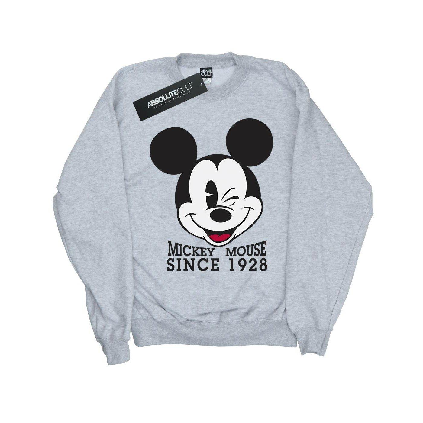 Image of Mickey Mouse Since 1928 Sweatshirt Unisex Grau 116