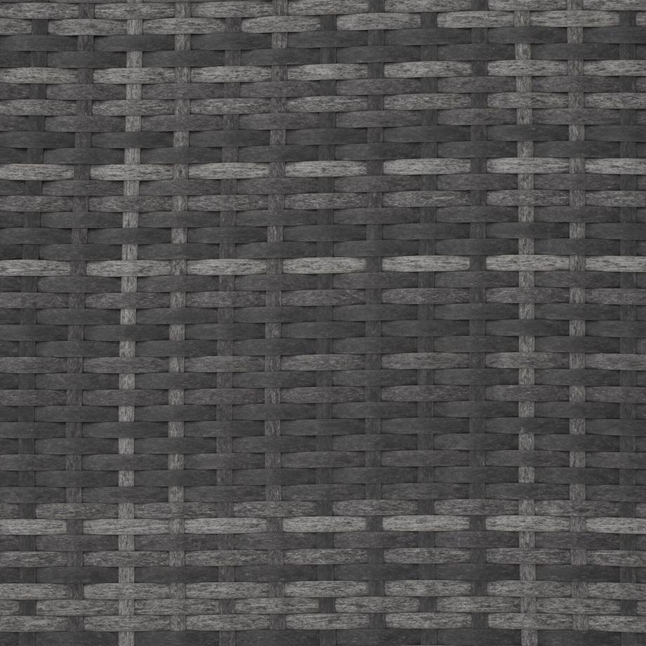 Tectake Aluminium Rattan Sitzgruppe Menorca wetterfest und UV-beständig 2 Bezugssets  