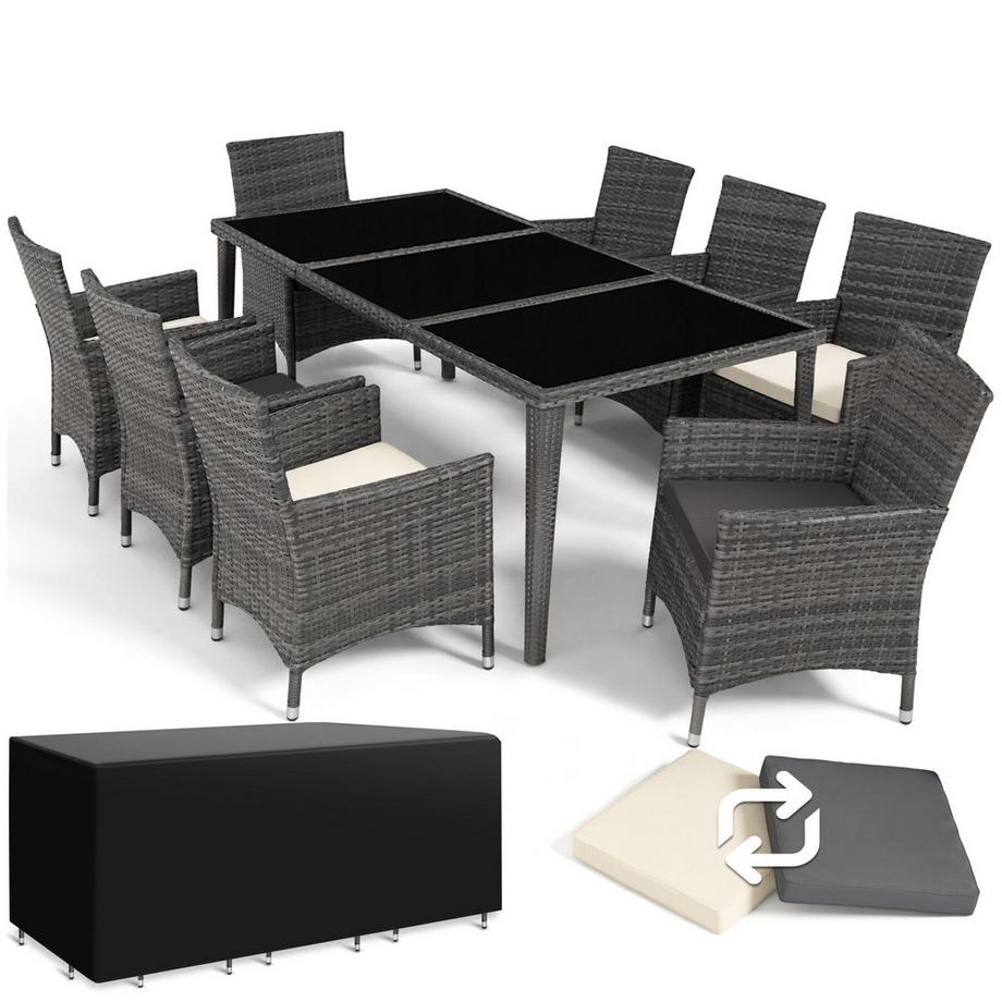 Salottino in rattan  Menorca con telaio in alluminio